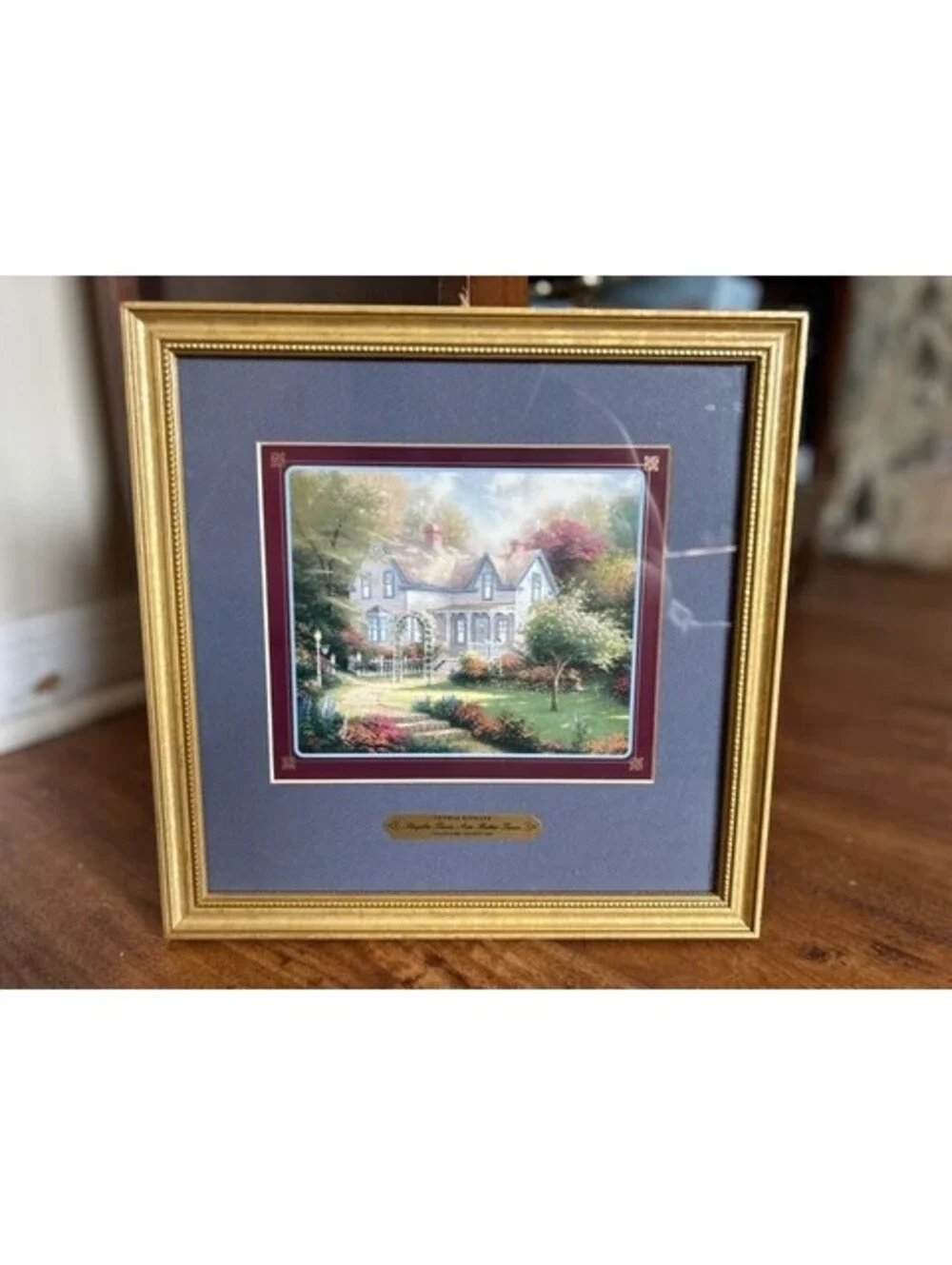 Thomas Kinkade Framed Print - Lingpler Times Are Better Times - Collectors' 1997